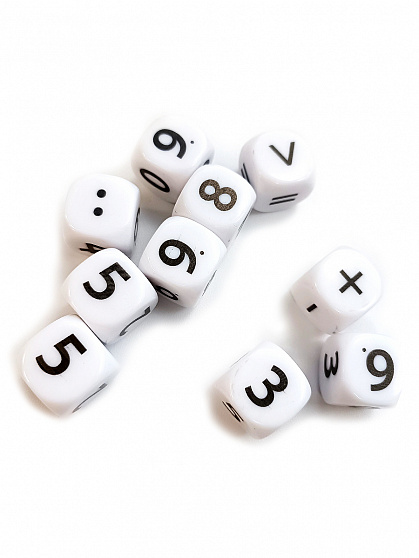 Настольная игра для малышей «Кубики для умников» Арифметика