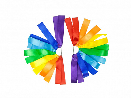 Султанчик "Радуга" на полукольце малый.