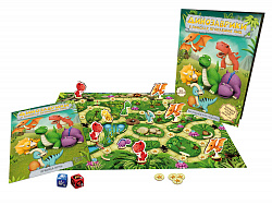 Настольная игра.  Игра-путешествие "Динозаврики в поисках пропавших яиц"