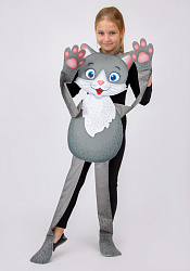 Кошка ростовая кукла из фетра для детей / 100 см.