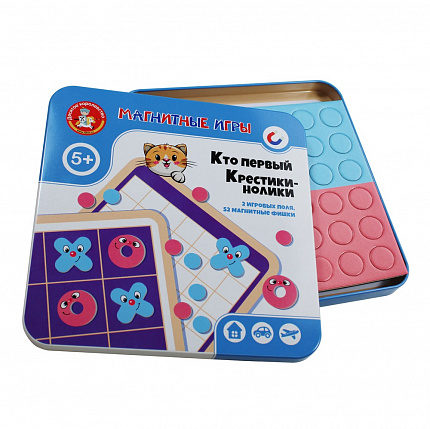Магнитные игры для маленьких «Кто первый» (2 в 1)