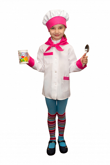 Карнавальный костюм детский "Повар девочка"