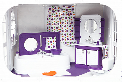 Ванная комната "Конфетти". Фиолетовая