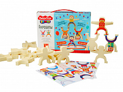Настольная игра «Акробаты» серия Baby Toys Games 16 фигурок