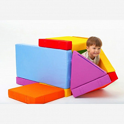 Мягкий конструктор  "Оптимальный" 
Комплект модулей с магнитными креплениями, 18 элементов, Магматик