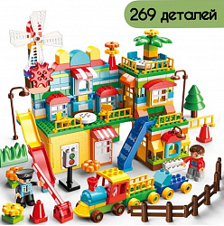 Конструктор с крупными деталями, 269 деталей