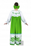 Русский костюм распашной Гжель Весна