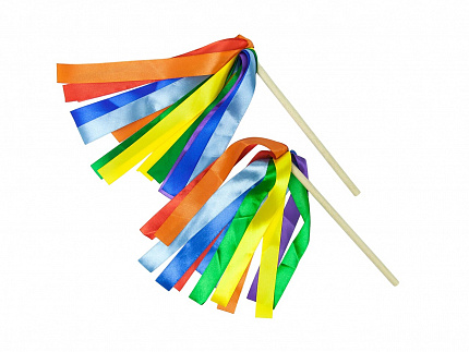 Султанчик "Радуга" на палочке.