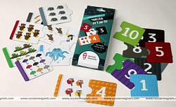 Набор магнитных карточек "Состав числа от 1 до 10"