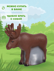 Набор Животные тайги и леса. Набор из 5 игрушек.