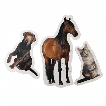 Пазлы Maxi "Домашние животные" 14 эл