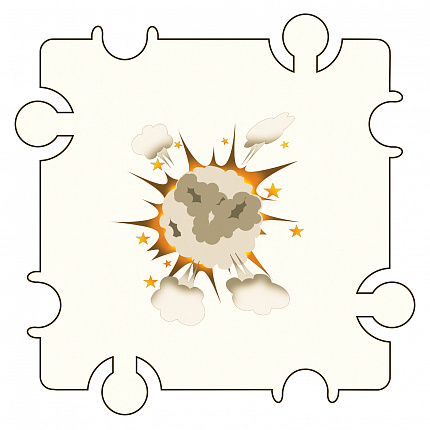 Логопедический набор № 1 "ЗВУКИ" (сундучок), 256 деталей Тико