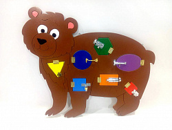 Развивающая панель "Мишутка"