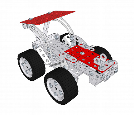 Металлический конструктор 3 в 1 «Транспорт»