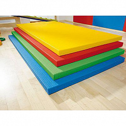 Мат жесткий для единоборств 1х2х0,05м, ПВВ, иск. кожа, anti-slip