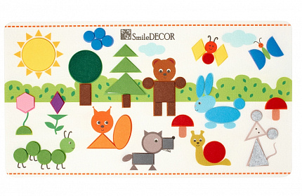 Дидактический коврик "Сказочная поляна"