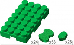 Платформа игровая для GigaBloks 5" 24 х 28, Гигантское Лего