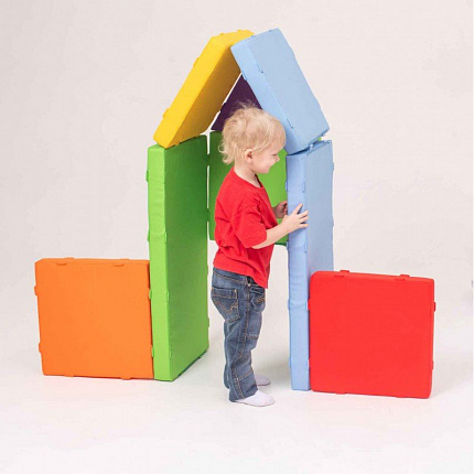 Магнитный мягкий крупноблочный конструктор Маграник, комплектация Оптимальный, Магматик