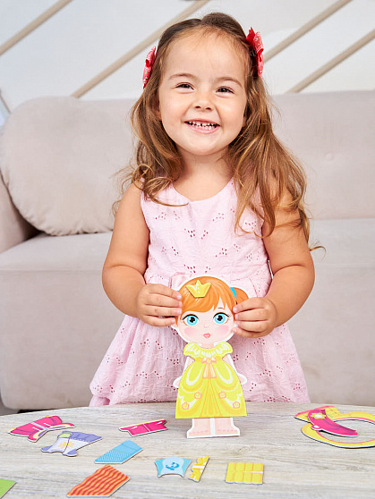 Магнитная игра «Одевашки. Лиза»