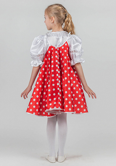 Сарафан в горошек для девочки 1