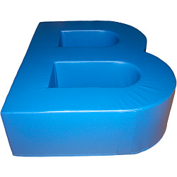 «Банкетка Алфавит» буква "В" (на опоре)