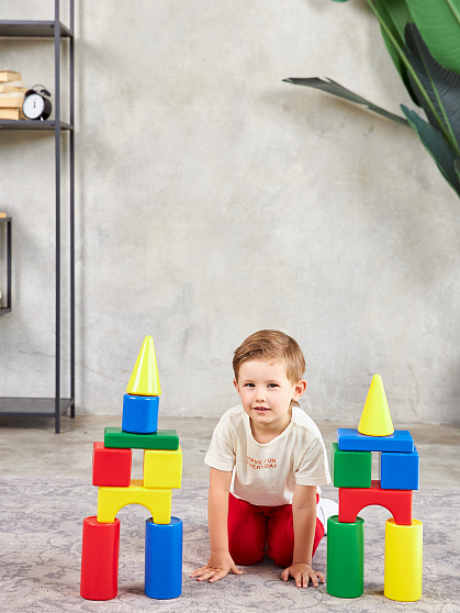 Выдувка. Строительный набор  9 эл