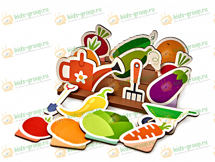 Дидактическая игра ВЫРАЩИВАЕМ УРОЖАЙ (фанера)