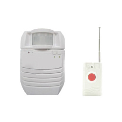 Звуковой маяк Invacsound. Датчик движения, беспроводная кнопка. Встроенный АКБ, от сети. 4 Мб.