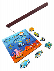 Магнитная игра "Нескучная рыбалка" 10 деталей