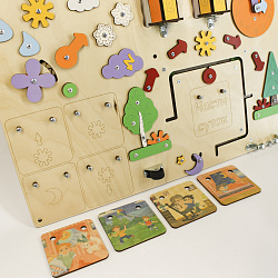 Комплект из 2-х бизибордов "Пространственное восприятие"