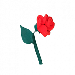 Игрушка на палец "Роза"