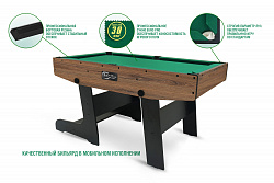 Бильярд BFG Compact Moby 4 (Аризона) ПУЛ, ЛДСП, 16 мм. Сукно Manchester 45 Yellow Green, конструкция сборная, с комплектом аксессуаров