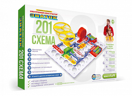 Электронный конструктор "201 схема" Знаток