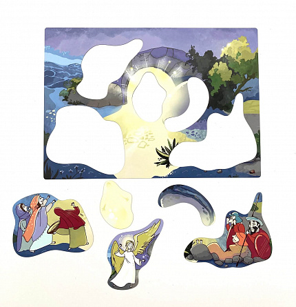 Магнитное развивающее пособие: "Библейские сюжеты: Воскресение"