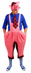 Карнавальный костюм взрослый "Поросенок "Борька""