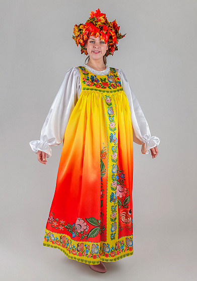 Костюм Осень Городецкая для взрослых