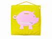 Желтый квадрат  "Свинка - копилка".