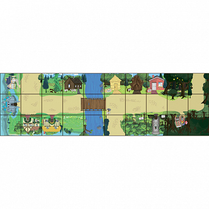 Коврик "Сказка" для программируемого мини-робота Bee-Bot