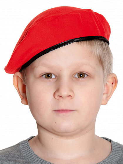Берет краповый (красный)