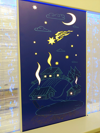 Панель лунная ночь