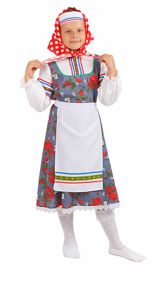 Карнавальный костюм детский "Бабка"