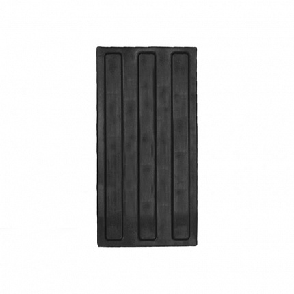 Плитка такктильная (полоса) 180х300х4, ПУ, чер