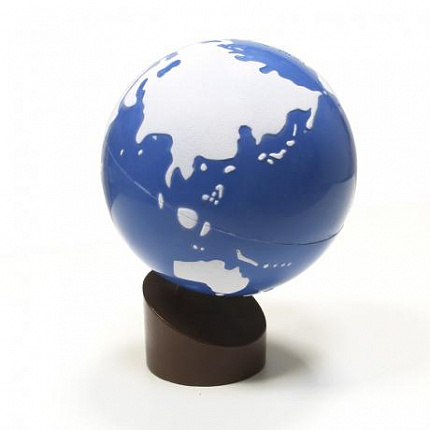 Глобус тактильный (шероховатый) " Вода-суша"