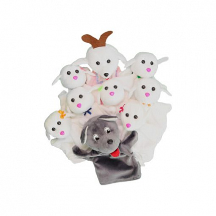 Волк и семеро козлят ( 9 фигур)