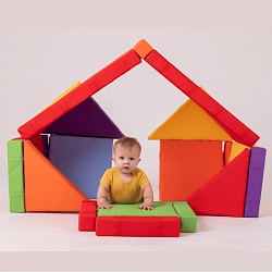 Мягкий конструктор  "Архитектор" 
Комплект модулей с магнитными креплениями, 21 элемент, Магматик