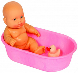 Пупс Карапуз в ванночке. Девочка