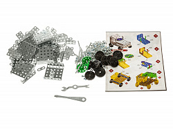 Конструктор металлический для уроков труда №3 в деревянной упаковке
