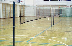 Стойки бадминтонные со стаканами, стационарные