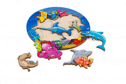 Вкладыш Морские обитатели