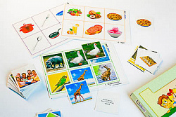 Лото "Иностранный язык" (3 игры, 6 планшетов, 36 карт., цвет., ламинир.)